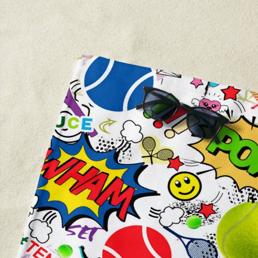 😍 🤩 Eclectisch 🎾  Strandlaken (In situ)