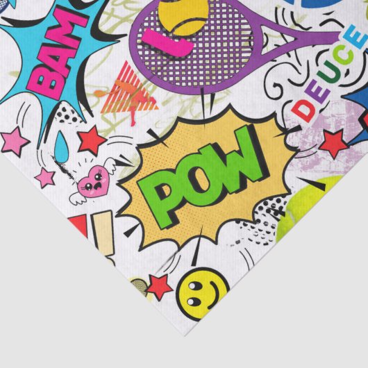 😍 🤩 Eclectisch 🎾 Tissuepapier (Detail)