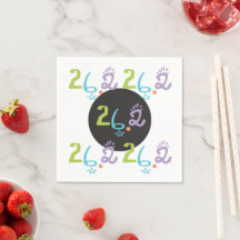 Eclectische 26.2 Marathon-papier, luiers