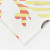 Eclectische barokke stof plaid patroon fleece deken (Hoek)
