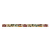 Eclectische bloemen oud schrijfpapier grosgrain lint (Voorkant)