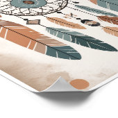 Eclectische Boho abstract kunst muur poster voor k (Hoek)