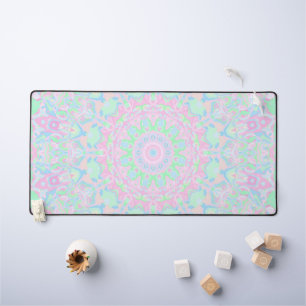Eclectische Boho Hippie Kleurrijke Funky Pastel Ma Bureaumat