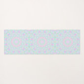 Eclectische Boho Hippie Kleurrijke Funky Pastel Ma Yogamat (Achterkant (horizontaal))