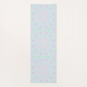 Eclectische Boho Hippie Kleurrijke Funky Pastel Ma Yogamat (Achterkant)