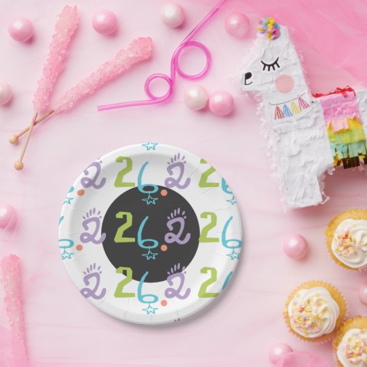 Eclectische Bord van marathonpapier van 26.2 (Feest)