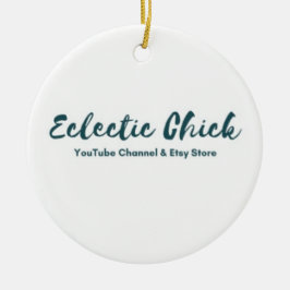 Eclectische chick YouTube & Etsy Store Keramisch Ornament