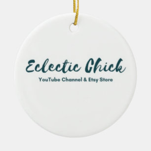 Eclectische chick YouTube & Etsy Store Keramisch Ornament