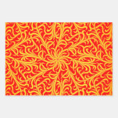 Eclectische cyber Kente op Kent Pattern sampler Inpakpapier Vel (Voorkant 3)