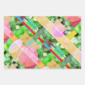 Eclectische cyber Kente op Kent Pattern sampler Inpakpapier Vel (Voorkant)