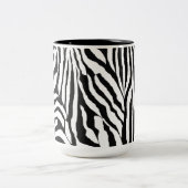 Eclectische Dier Drukt Twee-Tone Mok - 15 oz (Center)