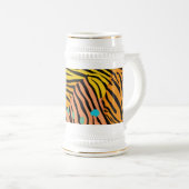 Eclectische dierenprints - Stein 22 oz Design Bierpul (Voorkant rechts)