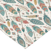 Eclectische Etnische Tafelloper Veren Pijlen Thema (Hoek)