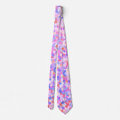Eclectische Funky Boho Groovy Quirk Sprinkel Mozaï Stropdas (Achterkant)