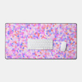Eclectische Funky Boho Groovy Quirky Sprinkle Moza Bureaumat (Keyboard & Muis)