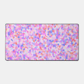 Eclectische Funky Boho Groovy Quirky Sprinkle Moza Bureaumat (Voorkant)