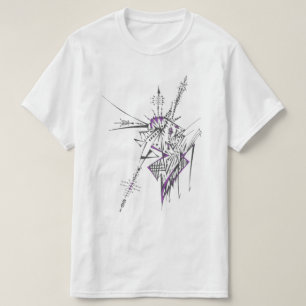Eclectische Kleurrijke Abstract Tribale Tatoeageku T-shirt
