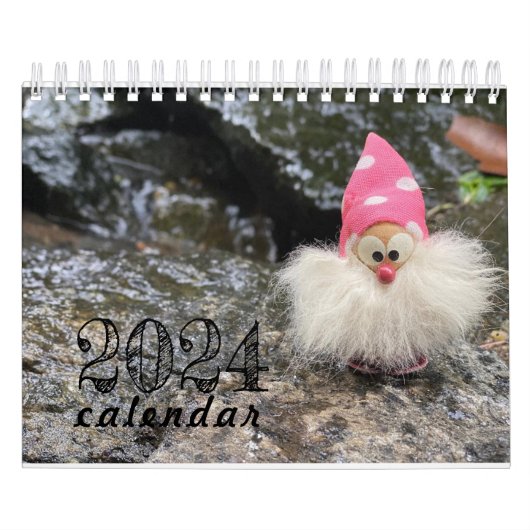 Eclectische Leuke Gnomen Engelen Poolse 2024 Kalen Kalender (Hoes)