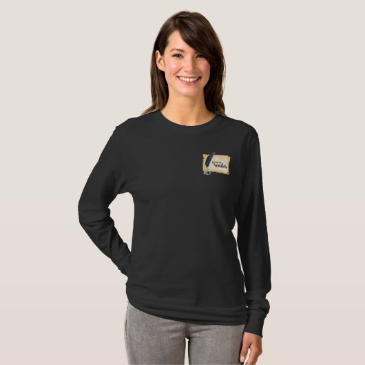 Eclectische lezer T-shirt (Voorkant volledig)