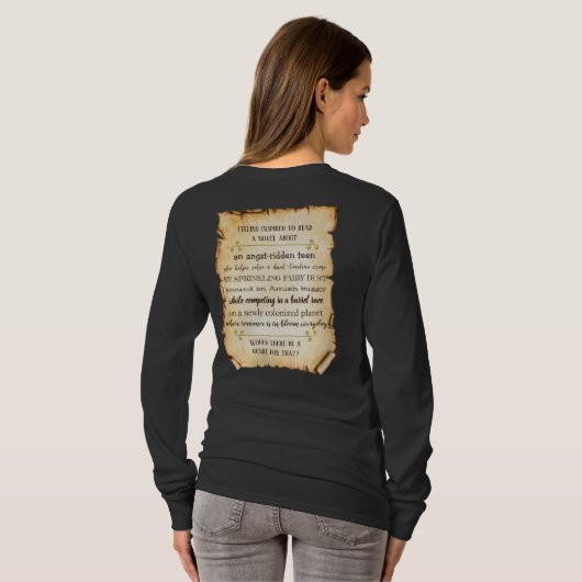 Eclectische lezer T-shirt (Achterkant volledig)