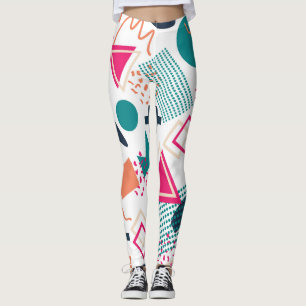 Eclectische Memphis geometrische kunst Leggings