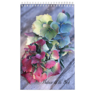Eclectische natuurkalender kalender