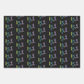 Eclectische papierbladen met halve marathon, 13.1 inpakpapier vel (Voorkant 3)