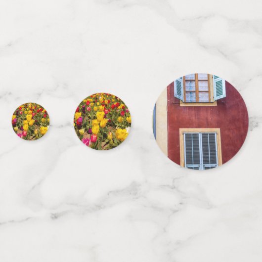 Eclectische paraplu bloem tafel Confetti (Voorkanten)