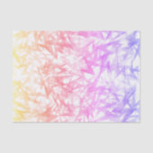 Eclectische Pastel Regenboog Lightning Bolt Tissuepapier (Voorkant)