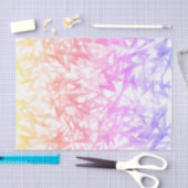 Eclectische Pastel Regenboog Lightning Bolt Tissuepapier (Craft)