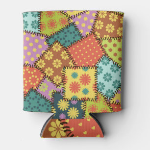 Eclectische Patchwork: Diverse Patroon Mix Blikjeskoeler