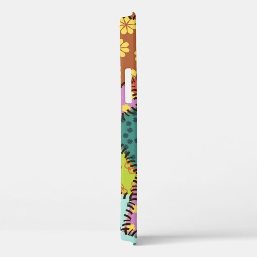 Eclectische Patchwork: Diverse Patroon Mix Case-Mate iPhone Case (Achterkant / Rechts)