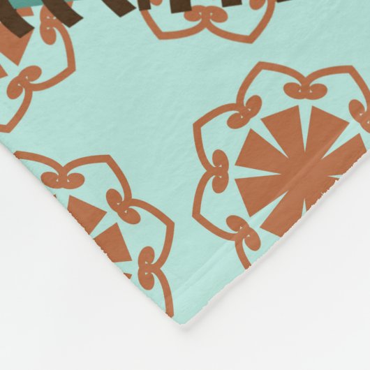 Eclectische Patchwork: Diverse Patroon Mix Fleece Deken (Hoek)