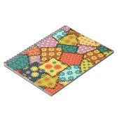 Eclectische Patchwork: Diverse Patroon Mix Notitieboek (Linkerzijde)