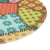 Eclectische Patchwork: Diverse Patroon Mix Snijplank (Hoek)