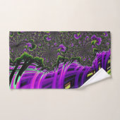Eclectische psychedelische spiraal fractale abstra bad handdoek (Handdoek)