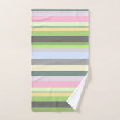 Eclectische Retro Regenboog Verticale Strepen Bad Handdoek (Handdoek)