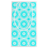 Eclectische Snow Gift Bag Klein Cadeauzakje (Voorkant)