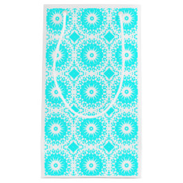 Eclectische Snow Gift Bag Klein Cadeauzakje