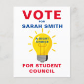 Eclectische stem voor klasse President: BRIGHT CHO Flyer (Voorkant)