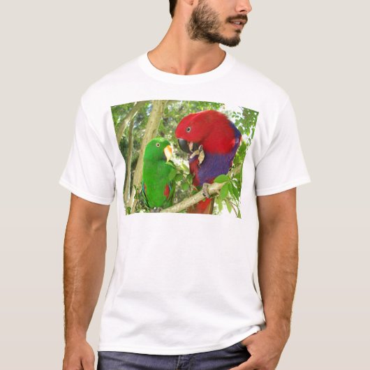 Eclectus Pair T-shirt (Voorkant)
