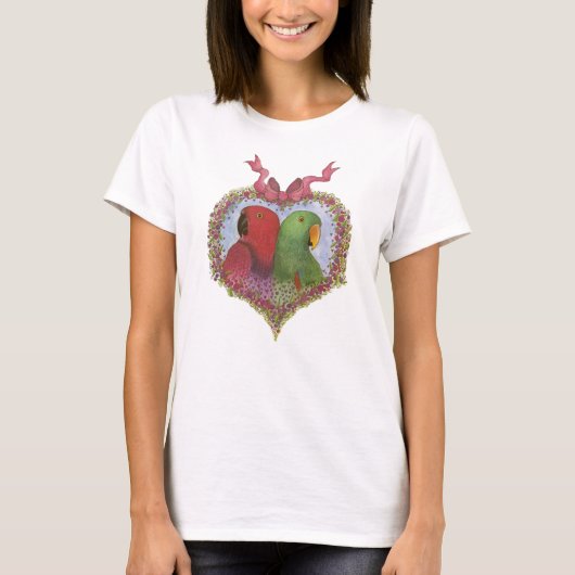 Eclectus Pair T-shirt (Voorkant)