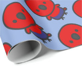 Eclectus Papegaai / Vrouwelijk Cadeaupapier (Rol Hoek)