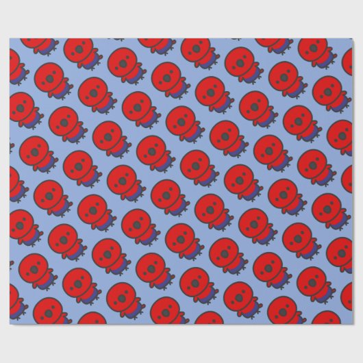 Eclectus Parrot / Female Cadeaupapier (Vlak)