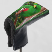Eclectus Parrot Golfheadcover (3/4 voorkant)