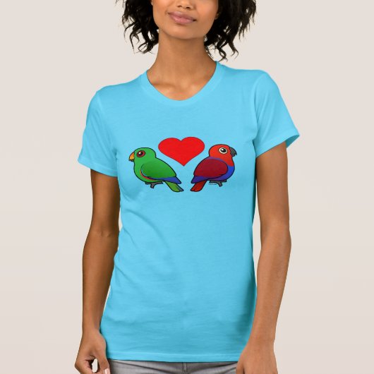 Eclectus Parrot Love T-shirt (Voorkant)