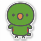 Eclectus Parrot / Male Sticker (Voorkant)