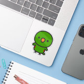 Eclectus Parrot / Male Sticker (Laptop met iPhone)