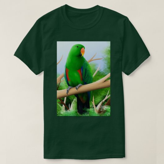 Eclectus Parrot Man 1 T-shirt (Design voorkant)