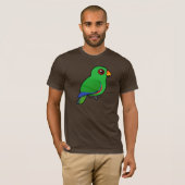 Eclectus Parrot-mannetje T-shirt (Voorkant volledig)